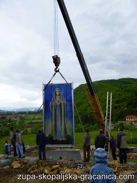Postavljanje slike Srca Marijina